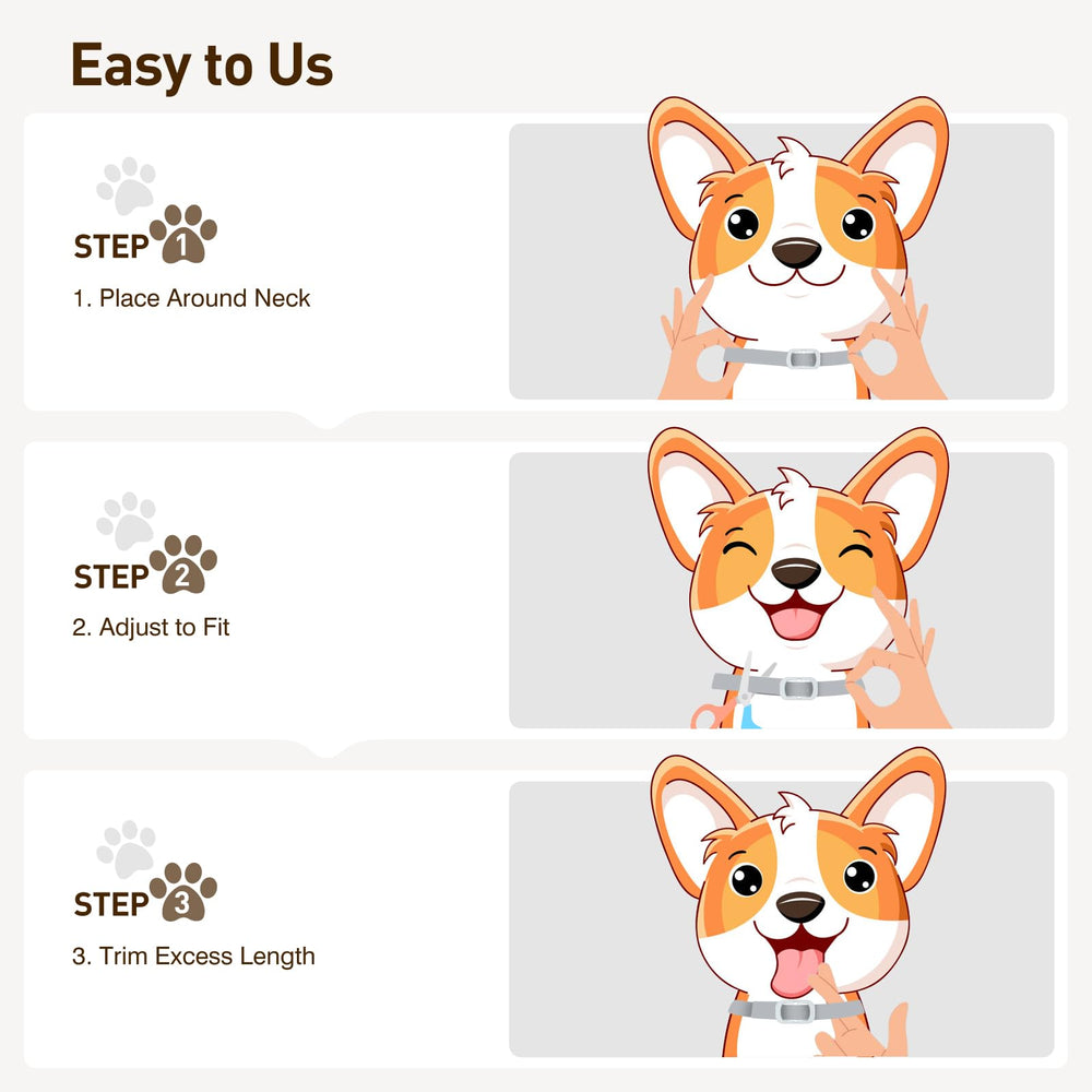 BestHoby perro grande con collar puesto, talla adaptable para razas grandes