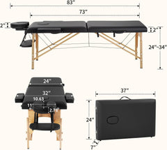 BestMassage detalle del acolchado de 2 pulgadas para mayor comodidad