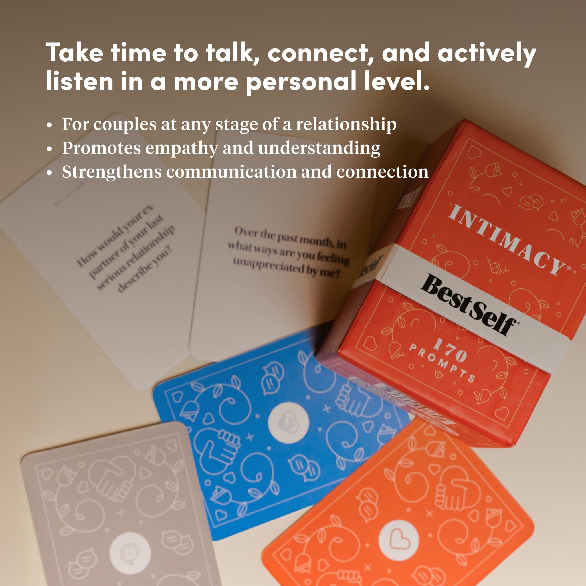 BestSelf Intimacy Deck ambientación romántica con velas, mejora citas