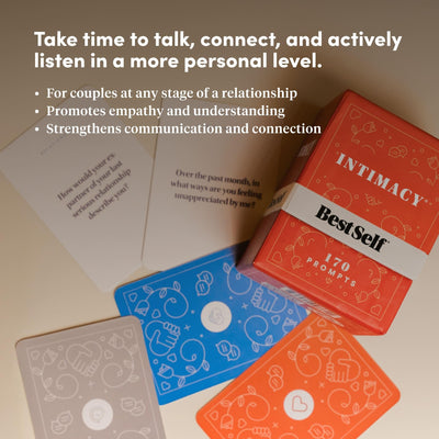 BestSelf Intimacy Deck ambientación romántica con velas, mejora citas