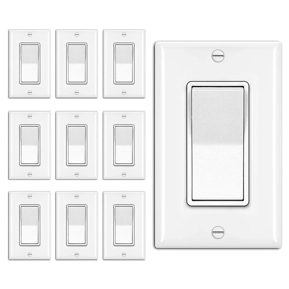 BESTTEN vista frontal del interruptor con placa, aspecto moderno y control claro