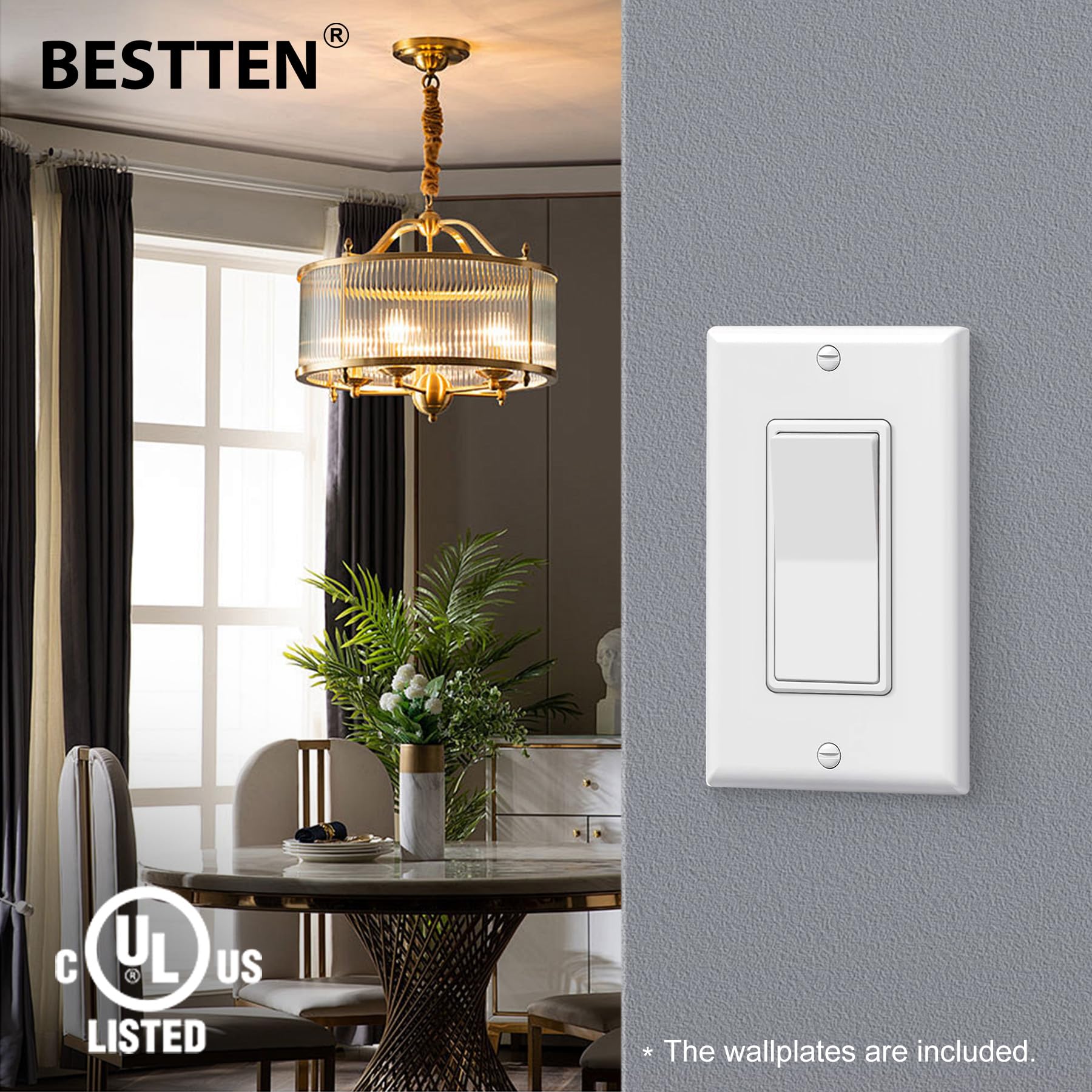 BESTTEN material de policarbonato resistente, durabilidad ante impactos
