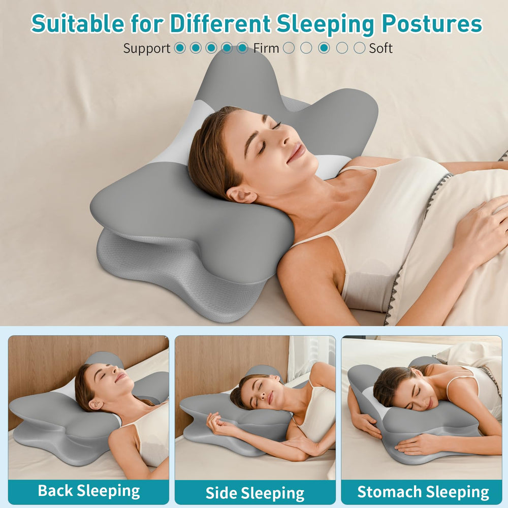 Besyodo almohada en dormitorio moderno, comodidad y descanso visual