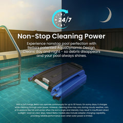 Betta SE solar panel close-up capturing sunlight for all-day operation