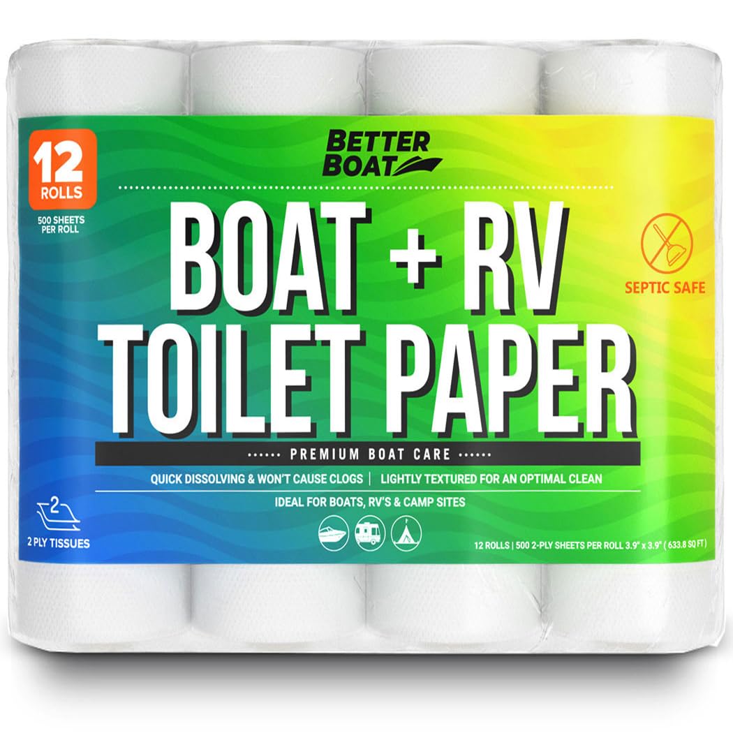 Better Boat imagen del envase frontal mostrando 12 rollos y beneficio de cantidad