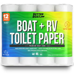 Better Boat imagen del envase frontal mostrando 12 rollos y beneficio de cantidad
