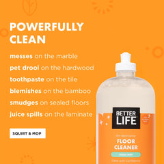 Better Life líquido sobre superficie mostrando textura y espuma controlada