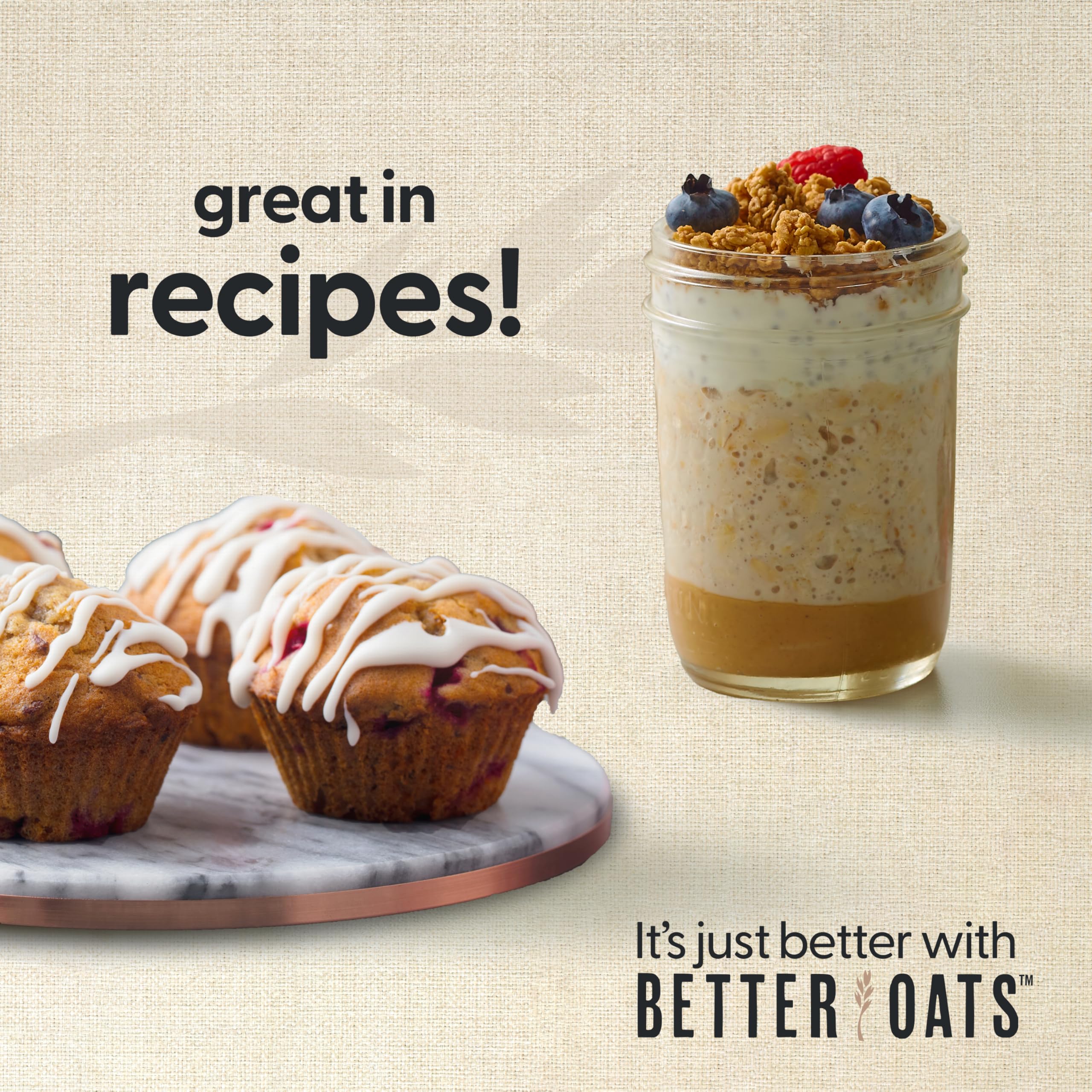 Better Oats línea medidora en sobre para preparación precisa y sencilla