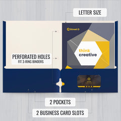 Better Office Products primer plano bolsillos interiores que protegen papeles