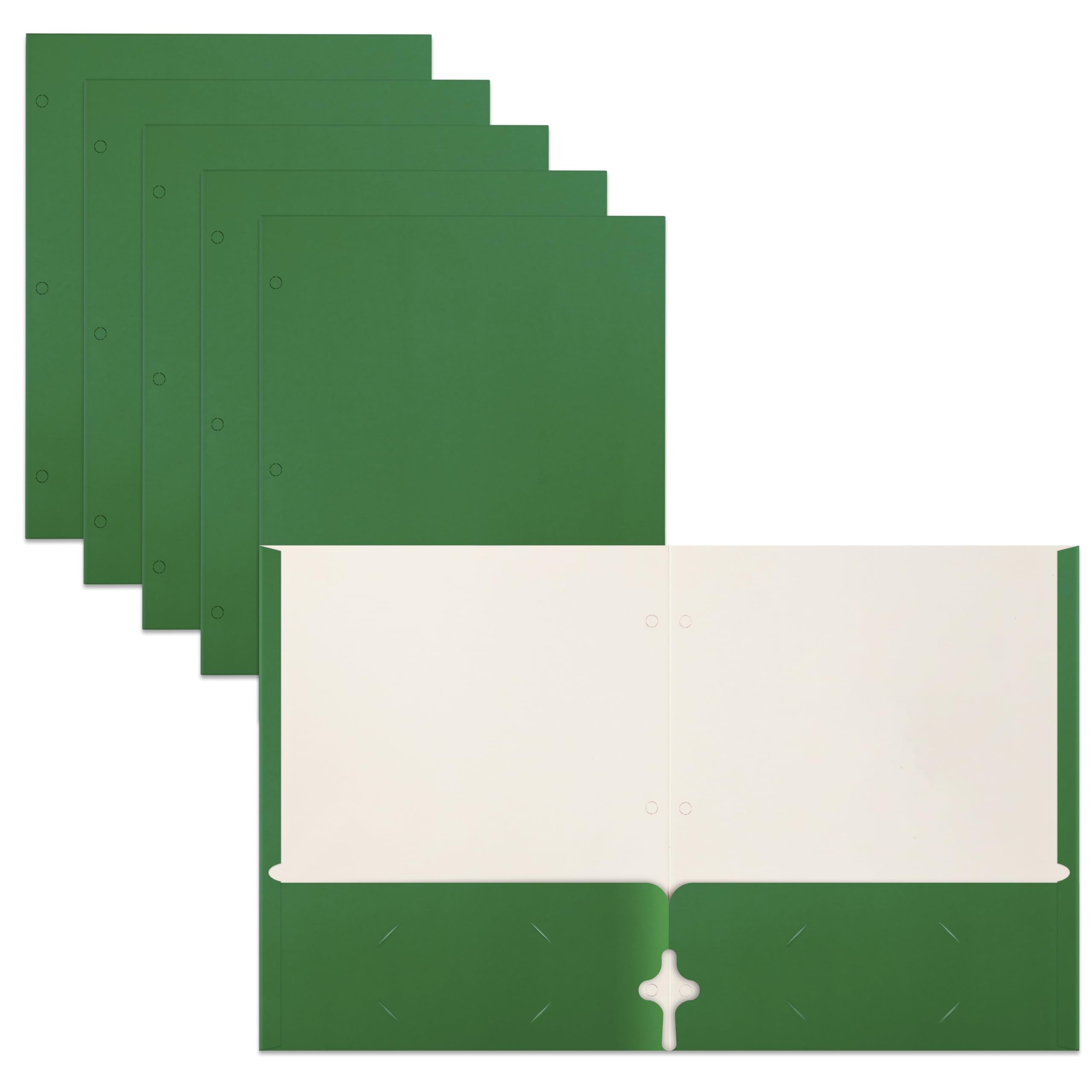 Better Office Products vista frontal del empaque muestra 50 carpetas verdes y etiqueta