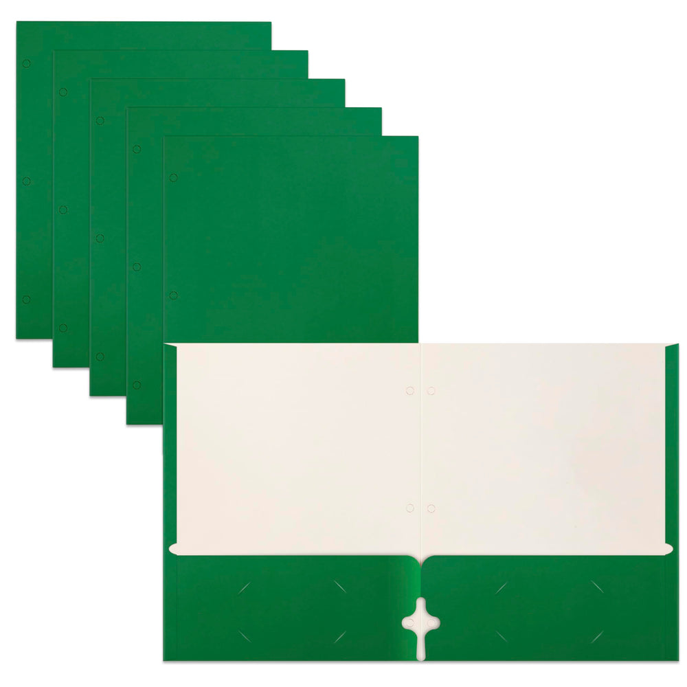 Better Office Products vista frontal del empaque muestra 50 carpetas verdes y etiqueta