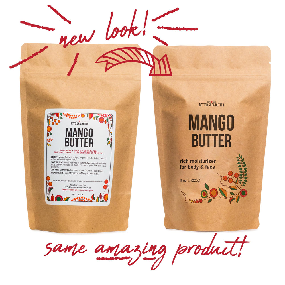 Better Shea Butter mango butter blended with shea butter to customize texture and benefits