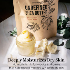 Better Shea Butter textura en primer plano que revela cremosidad y pureza