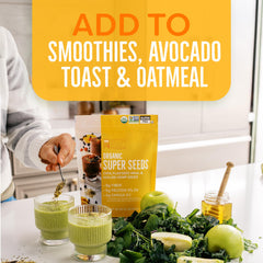 BetterBody Foods taza de medida junto al envase de 2 lb para comparar tamaño