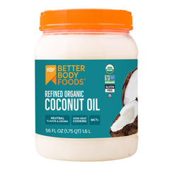 BetterBody Foods envase frontal 56 oz mostrando presentación y volumen
