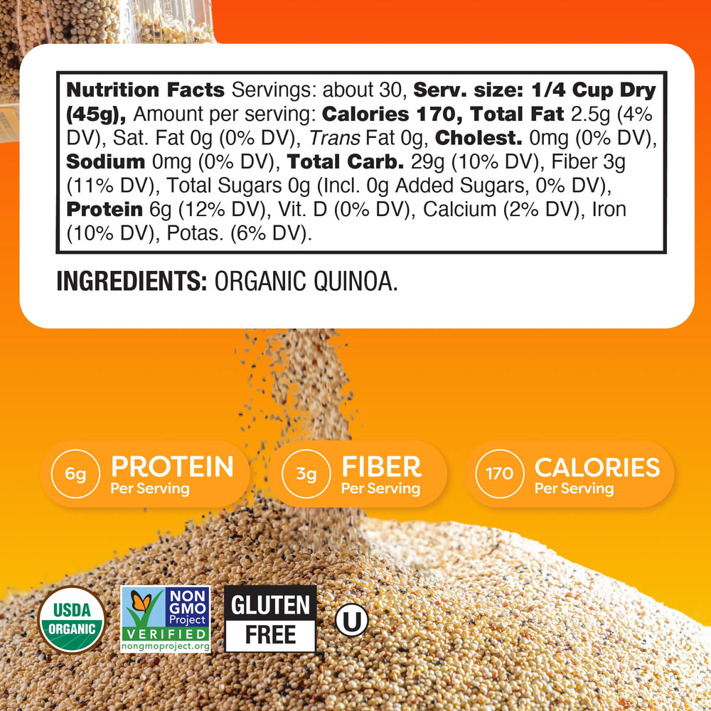 BetterBody Foods quinoa en bowl de desayuno sugiriendo versatilidad nutritiva
