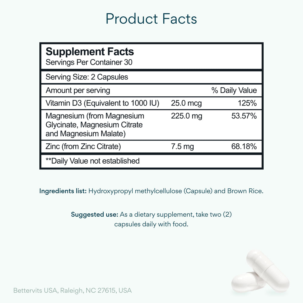 Bettervits capsule close-up highlighting smooth vegan capsule for absorption
