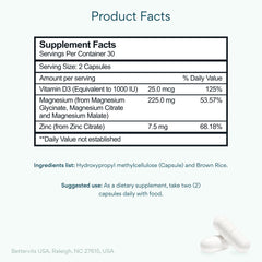Bettervits capsule close-up highlighting smooth vegan capsule for absorption
