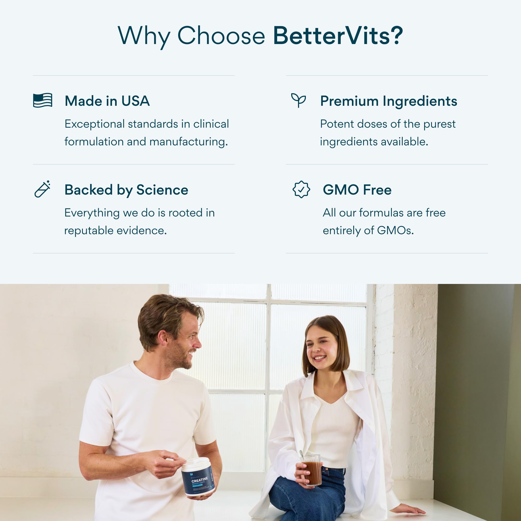 Bettervits serving size on scale showing accurate 5g portion control