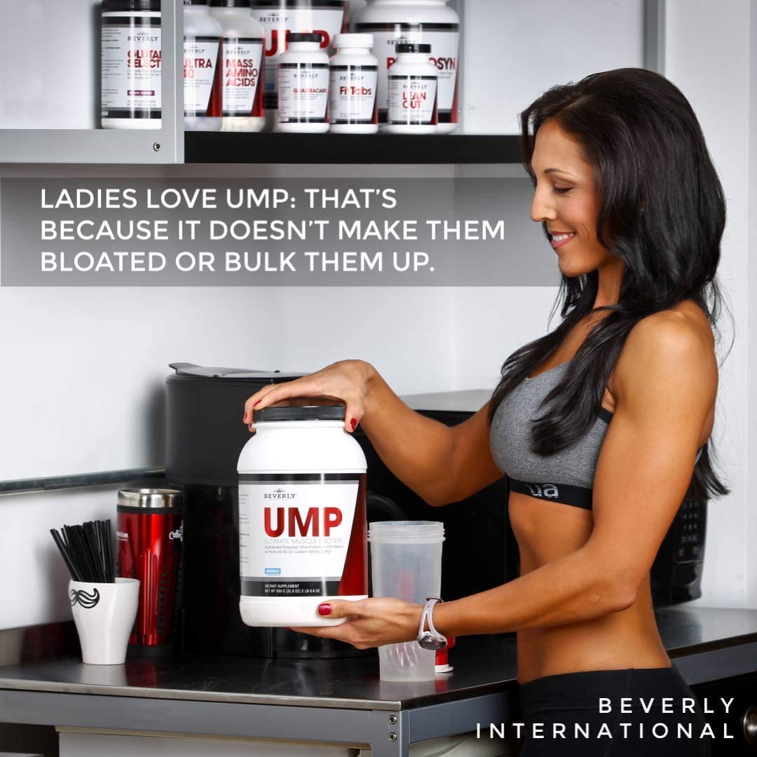 Beverly International UMP etiqueta y tabla nutricional para ver ingredientes y macros