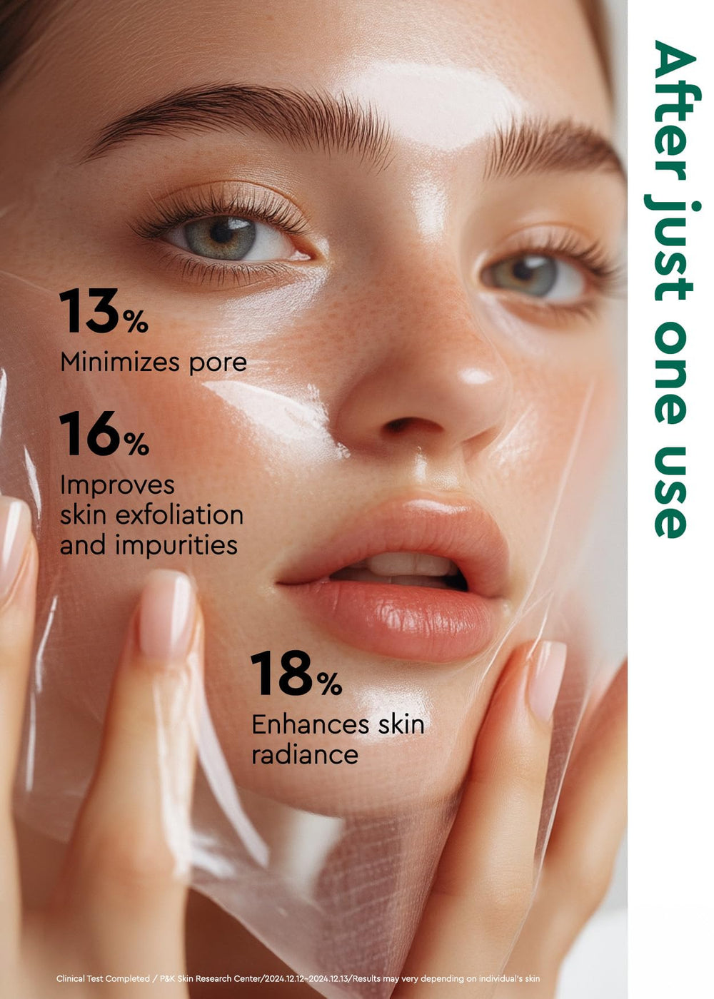BE+WANTS aplicación en rostro y cuello para exfoliar y minimizar poros