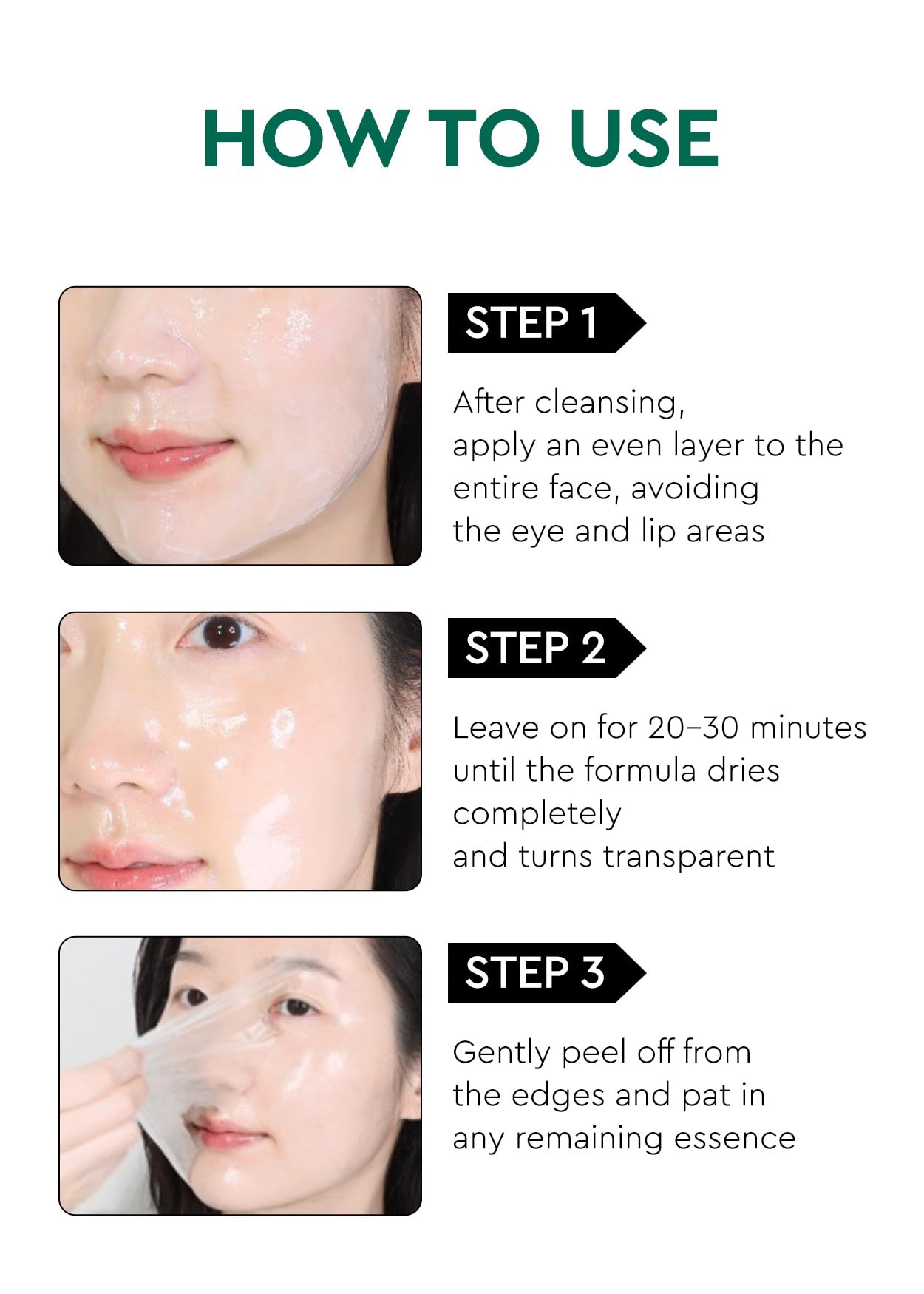 BE+WANTS etiqueta con ingredientes que resalta PDRN y AHA/BHA beneficios