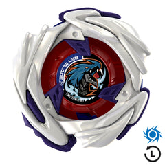 Beyblade Meteoroid Dragoon en acción dentro de un beystadium para impactos