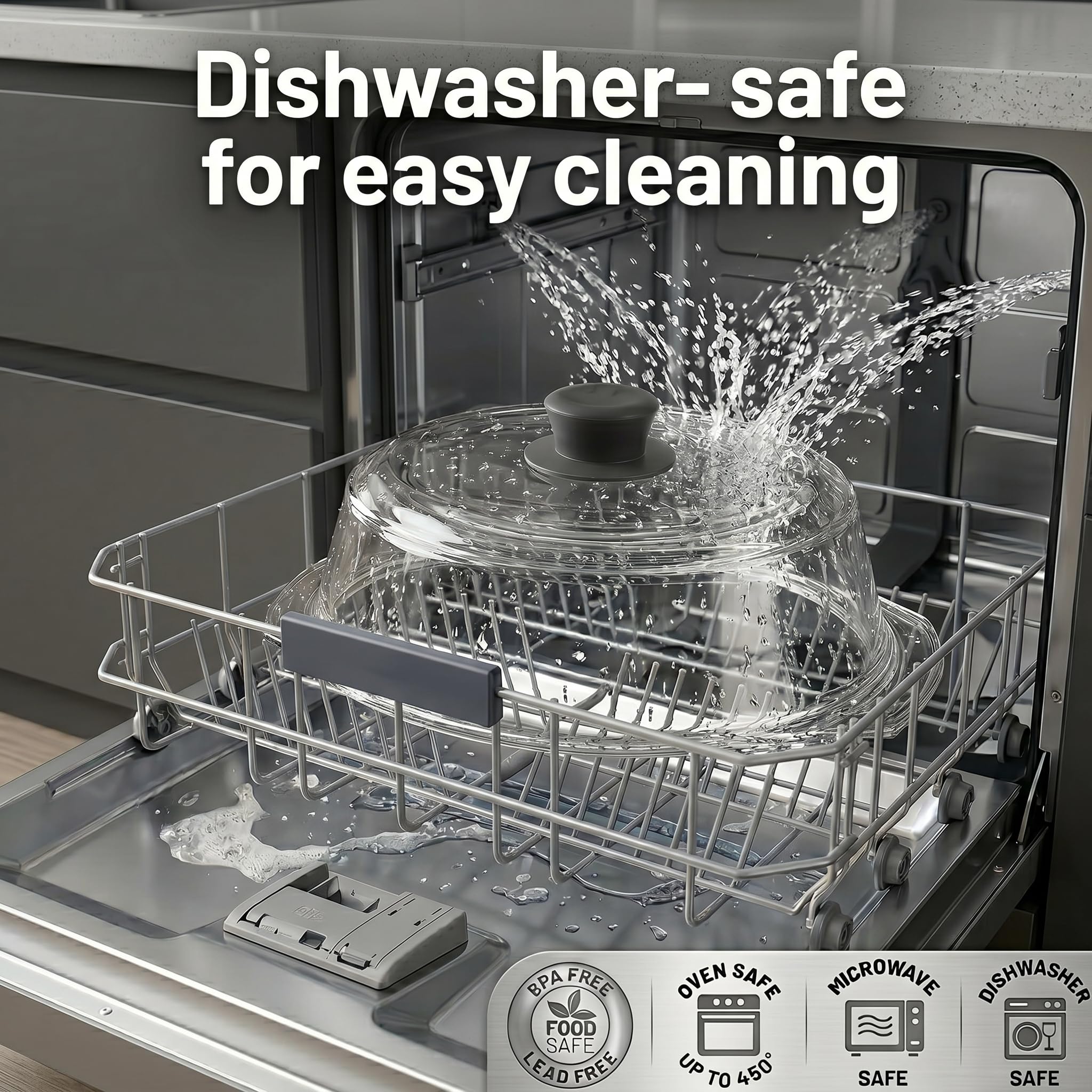 Bezrat covering saucy meal keeps moisture in and prevents mess