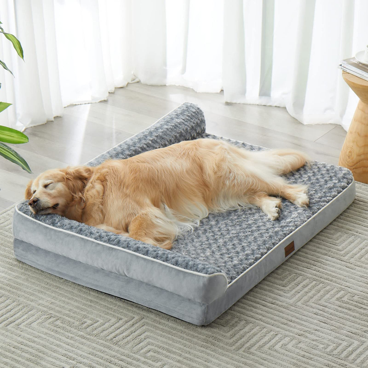 BFPETHOME cama ortopédica frontal mostrando soporte y confort