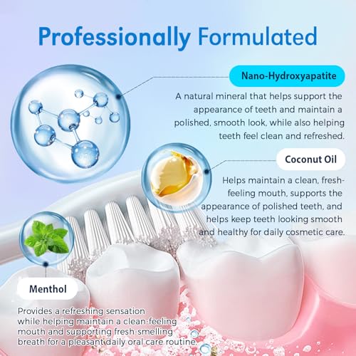 BHMSHY etiqueta de ingredientes destacando fórmula dental segura