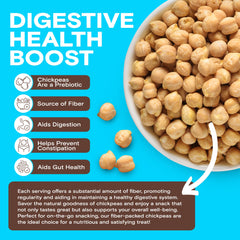 BIENA chickpeas sprinkled on salad adding protein and crunch