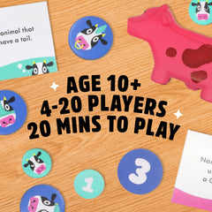 Big Potato cow scoring tokens displayed to show clear scorekeeping benefit