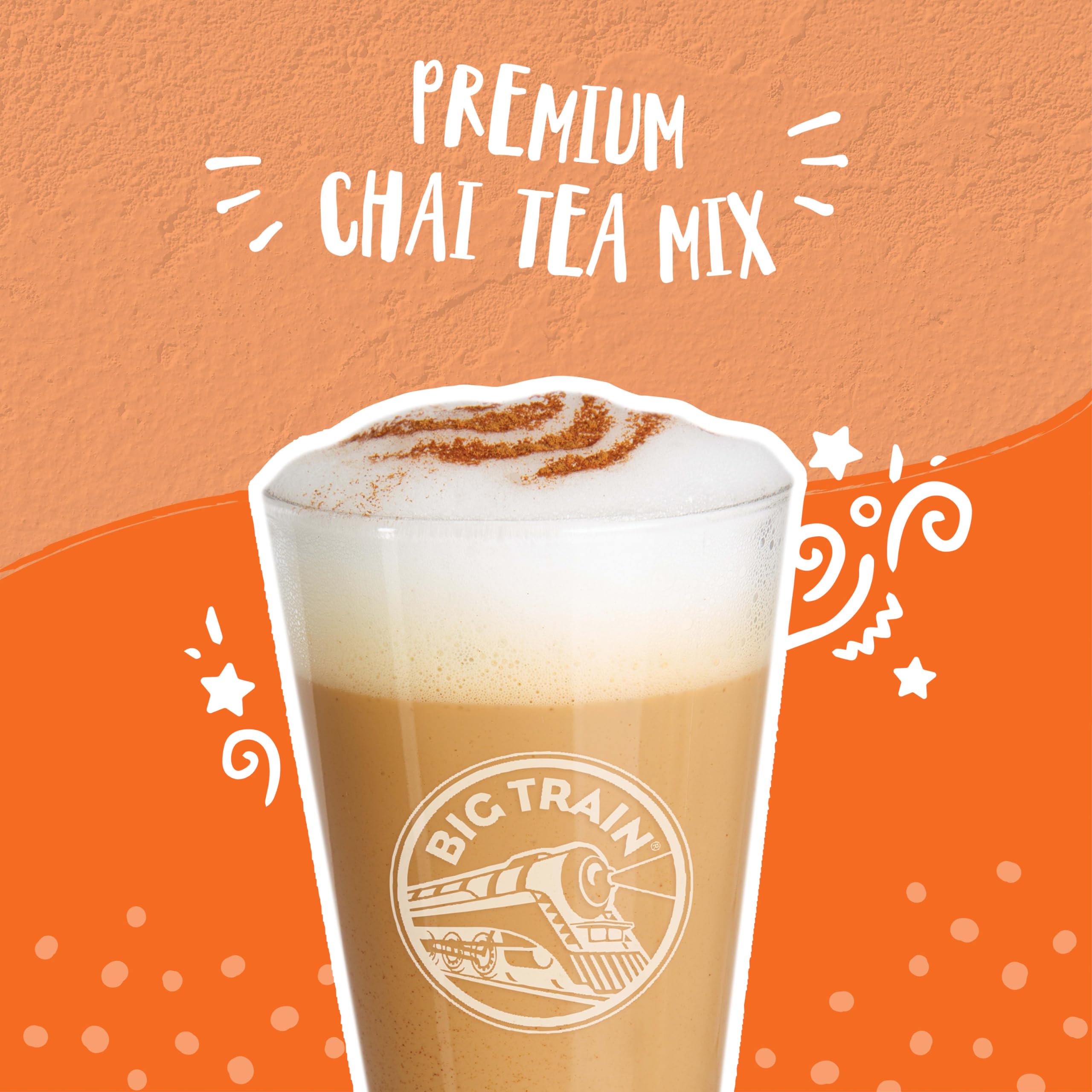Big Train chai caliente en taza, reconforta y permite servir al instante