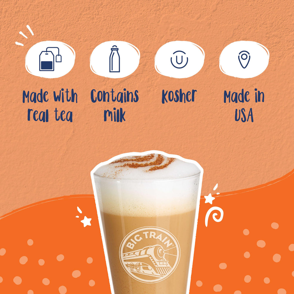 Big Train frappé cremoso preparado en licuadora para oferta de menú fría