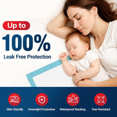 BIGGMED protector en uso sobre colchón mantiene superficie seca