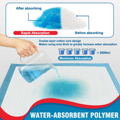 BIGGMED non-woven backing detail demonstrating tear-resistant, leak-proof protection