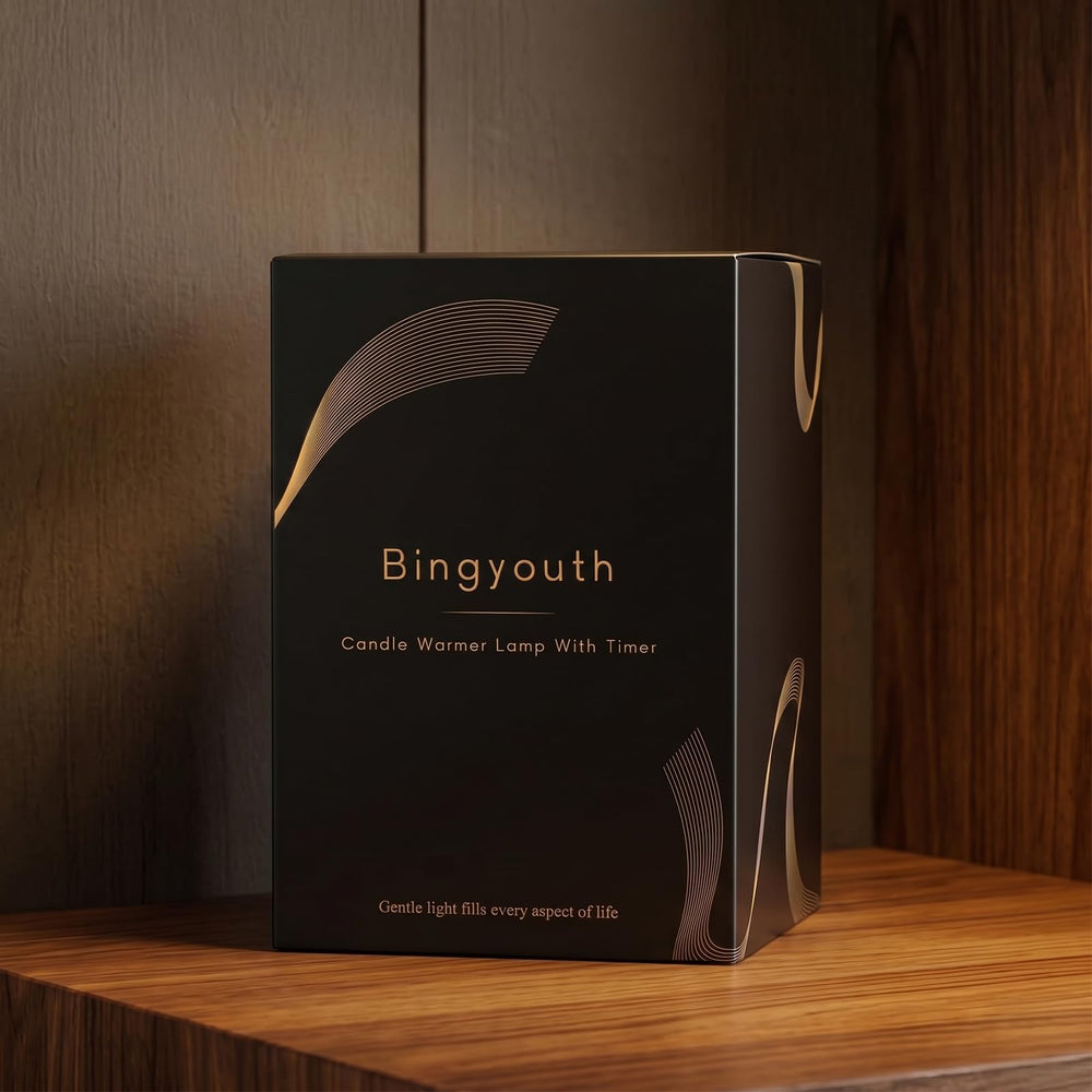 Bingyouth lamp styled in a cozy room, complements furniture and creates ambient scent