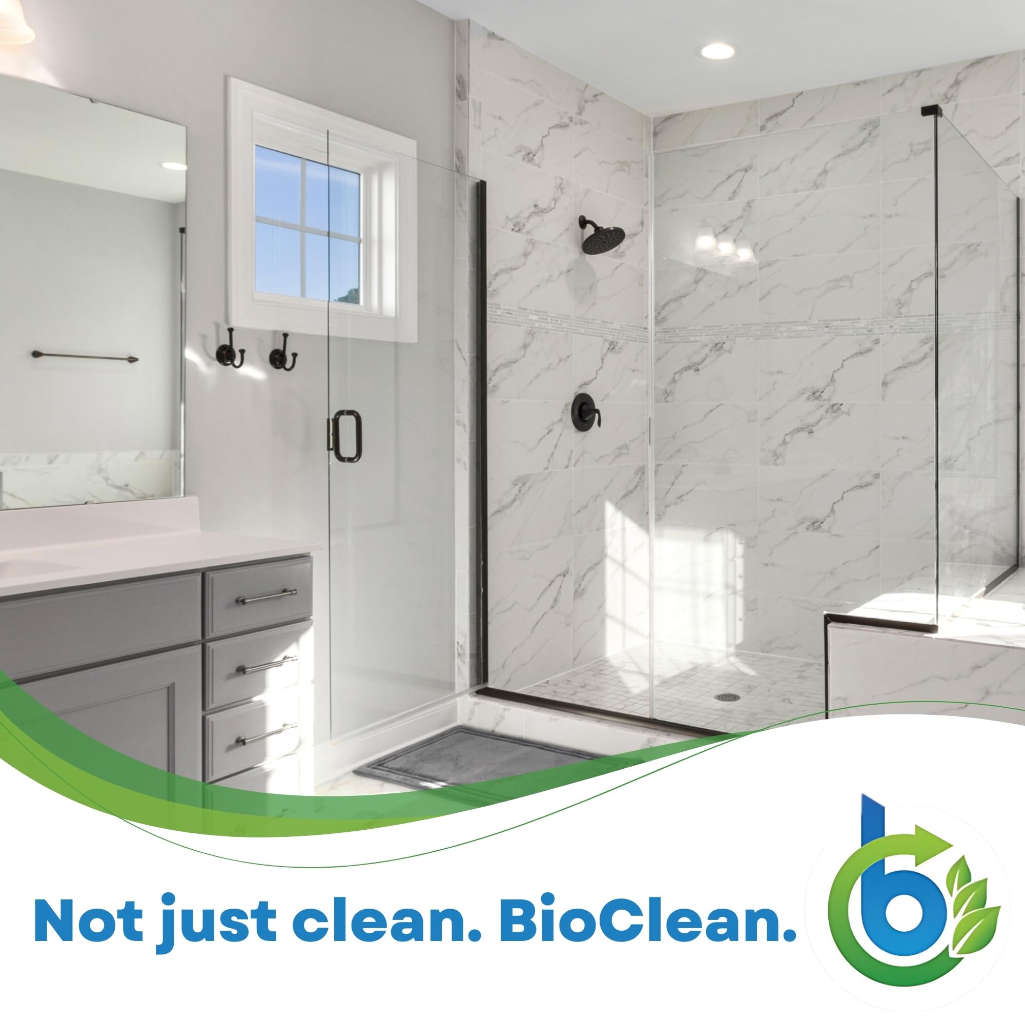 Pack de 2 unidades Bio-Clean 40oz presentadas juntas para mayor valor y uso continuo
