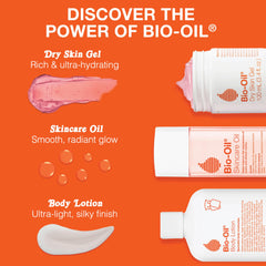 Bio-Oil aceite en gotero mostrando textura ligera y rápida absorción