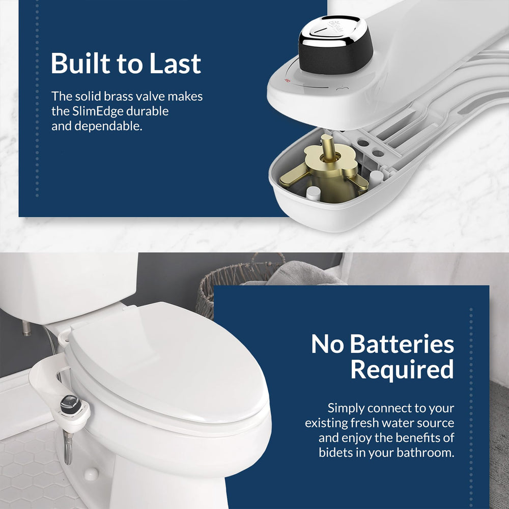 Bio Bidet conexiones metálicas duraderas que aumentan la fiabilidad del sistema