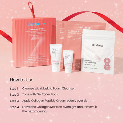 BIODANCE mascarilla de gel abierta mostrando gel colágeno para hidratación intensa