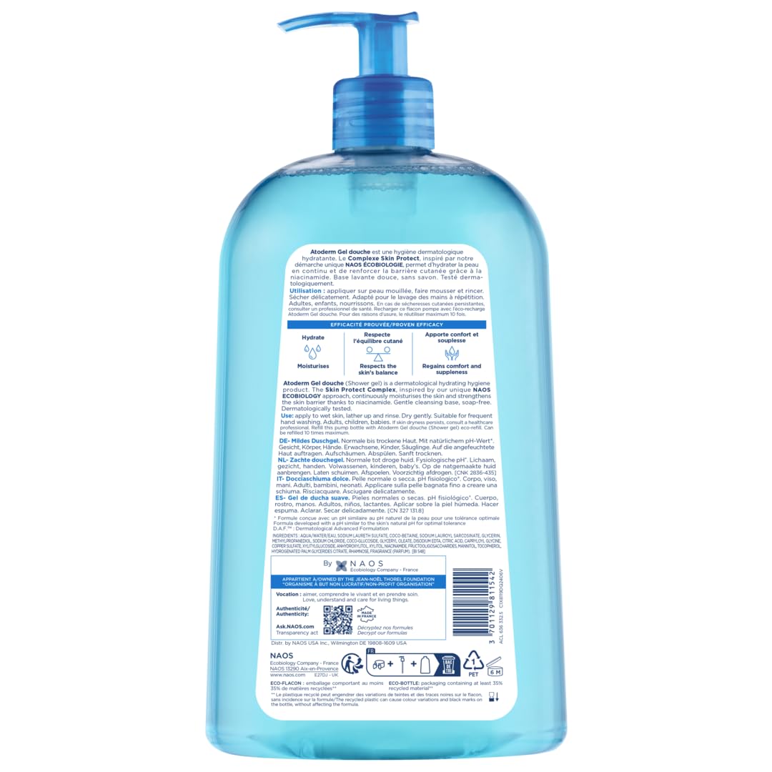 Bioderma primer plano de etiqueta con información clave beneficios