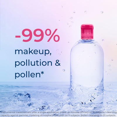 Bioderma Sensibio H2O removing eye makeup gently for reduced irritation