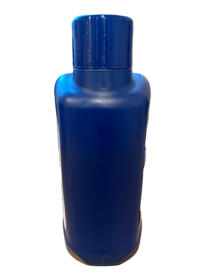 BioGuard bottle beside measuring cap showing scale and accurate weekly dosing for consistent results