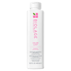 Biolage Color Last botella frontal mostrando diseño y beneficio de protección del color