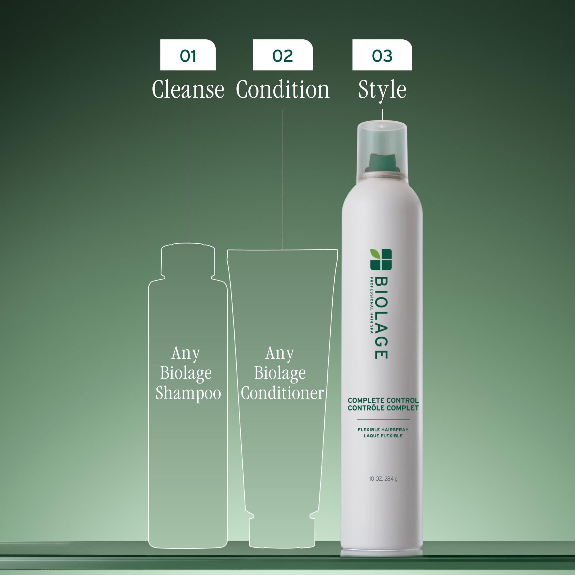 Biolage en contexto de salón mostrando resultado natural y manejable