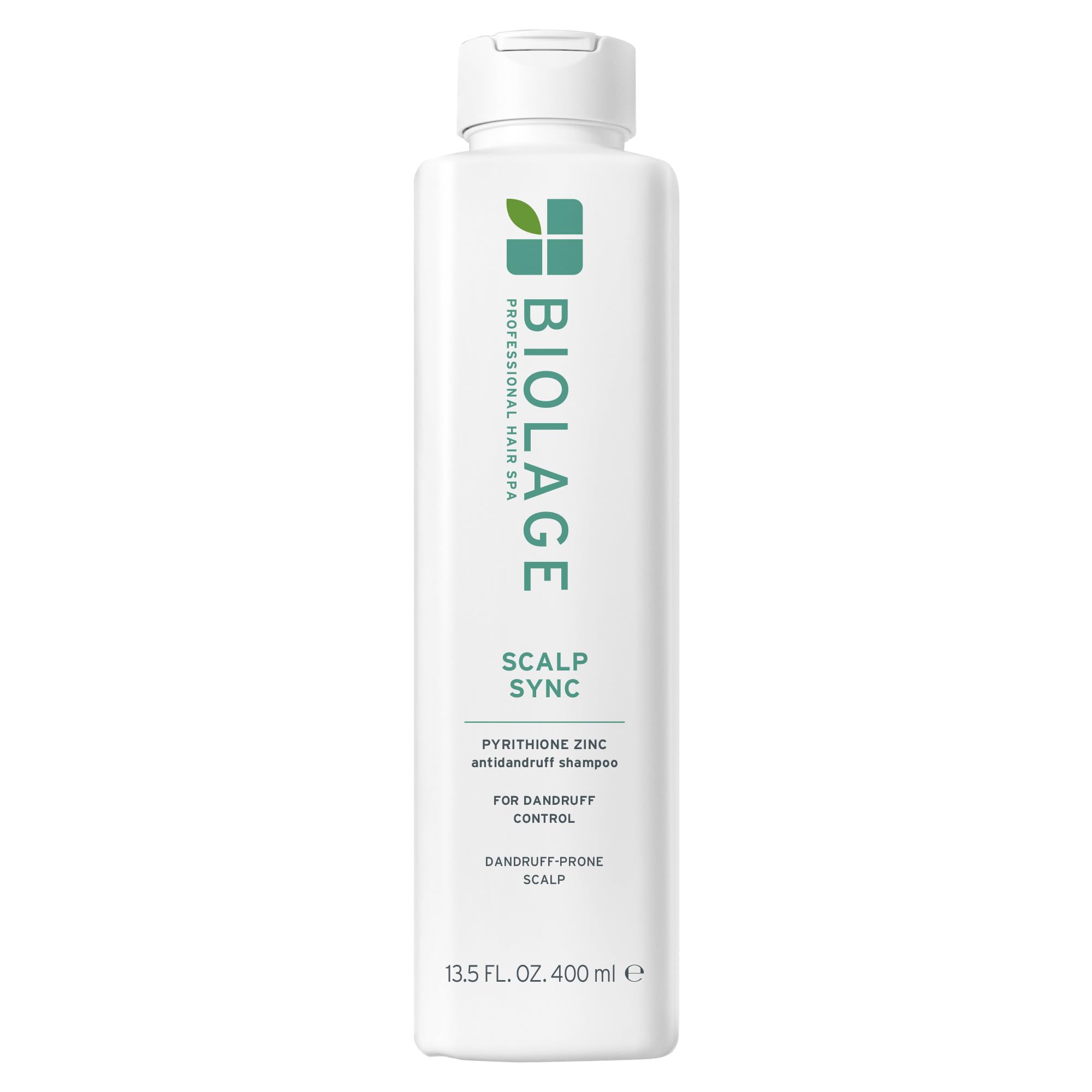 Biolage frente del envase mostrando marca y propósito anticaspa