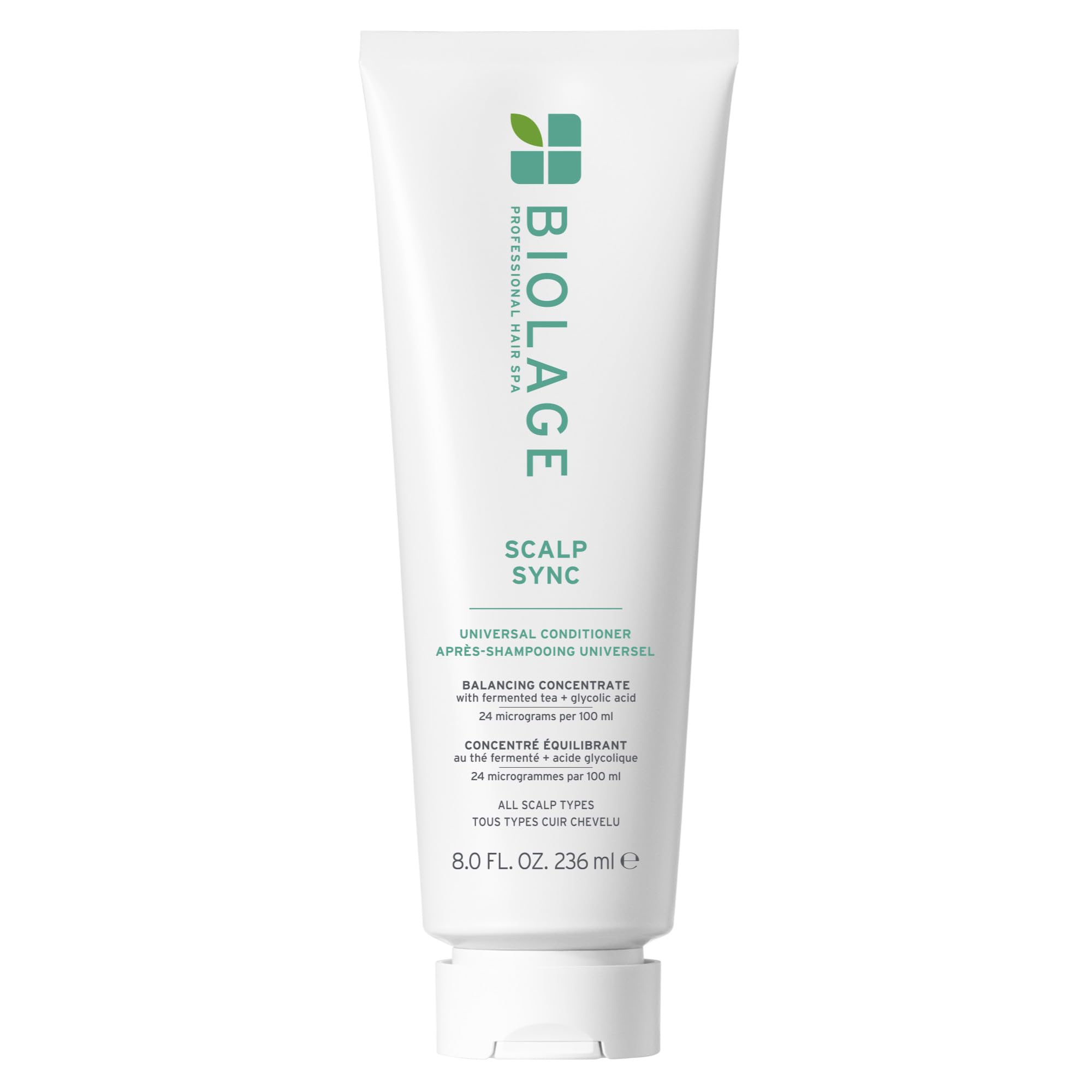 Biolage frente del envase mostrando diseño y tamaño, transmite confianza