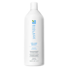 Biolage botella frontal Volume Boost muestra volumen de raíz