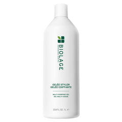 Biolage frasco frontal mostrando etiqueta y beneficio de fijación media